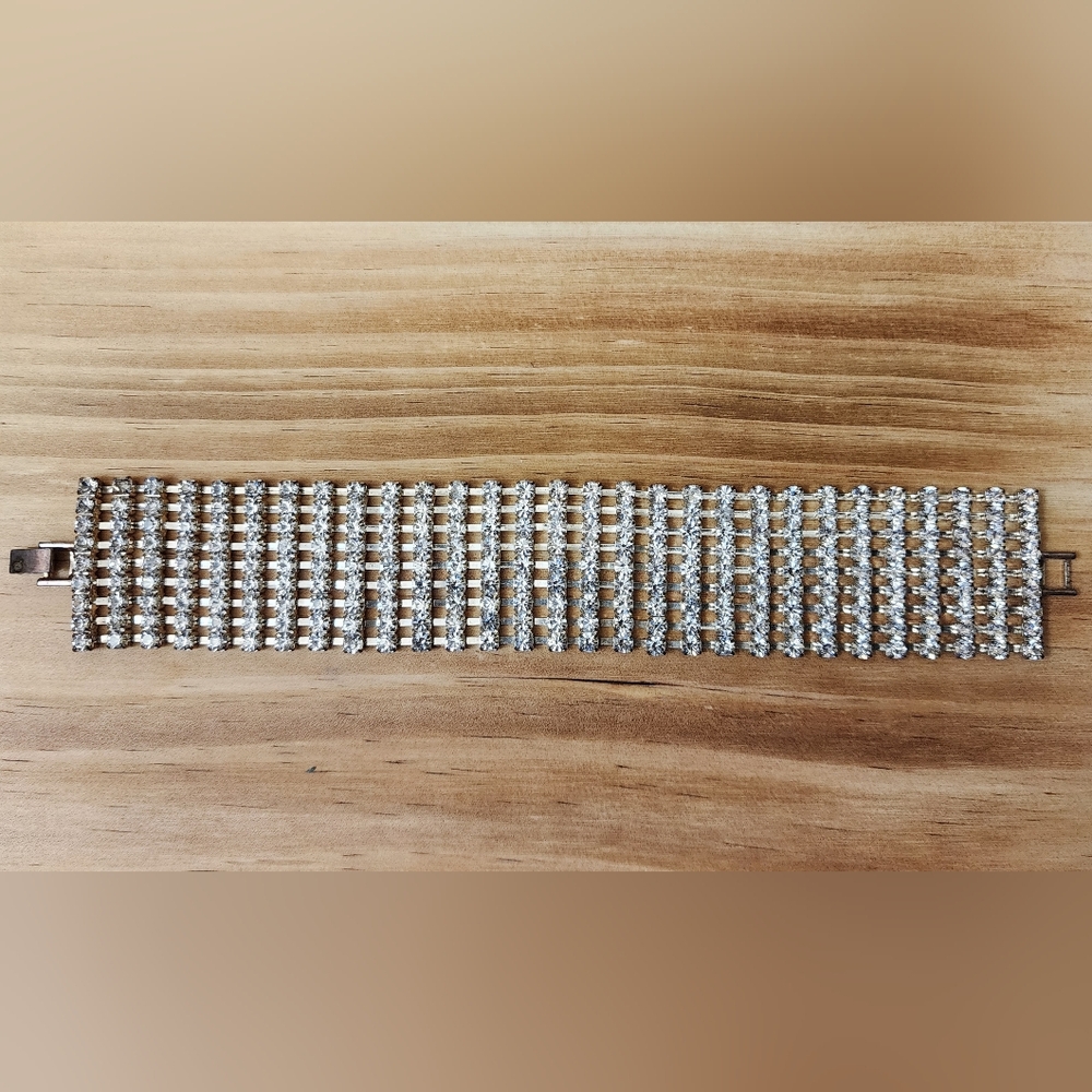 Vintage Rhinestone Bracelet - Picture 3 of 3